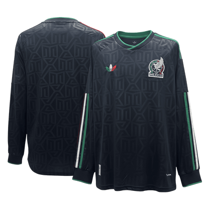 Mexiko Tröja 2026 Långärmad Svart-9