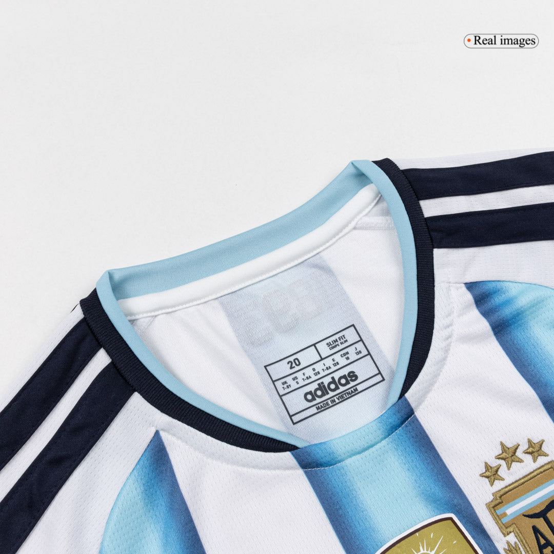 Argentina Tröja J.ÁLVAREZ #9 2026 Hemma Blå & Vit Barn Premium