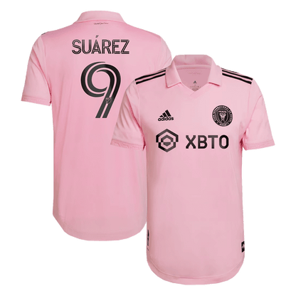 Inter Miami CF Tröja SUÁREZ #9 2022 Hemma Rosa