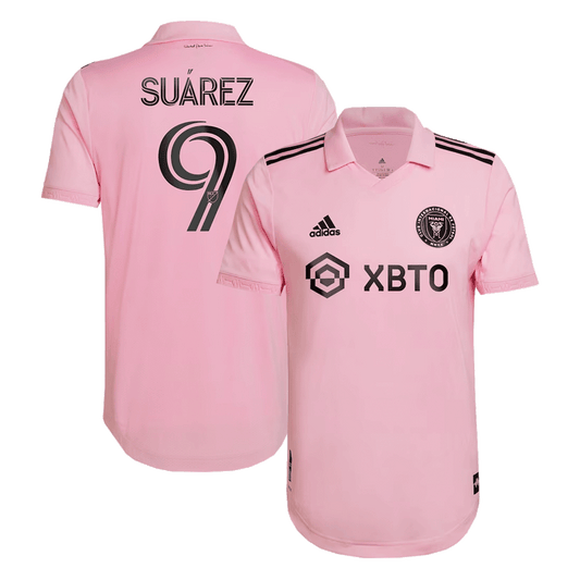 Inter Miami CF Tröja SUÁREZ #9 2022 Hemma Rosa