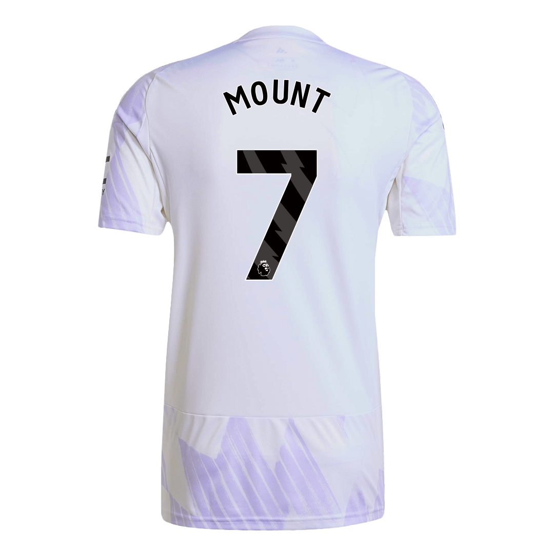 Manchester United Tröja MOUNT #7 2025/26 Borta Vit