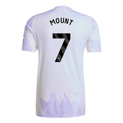 Manchester United Tröja MOUNT #7 2025/26 Borta Vit-10