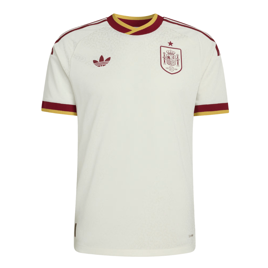 Spanien Tröja 2026 Borta Autentisk Vit