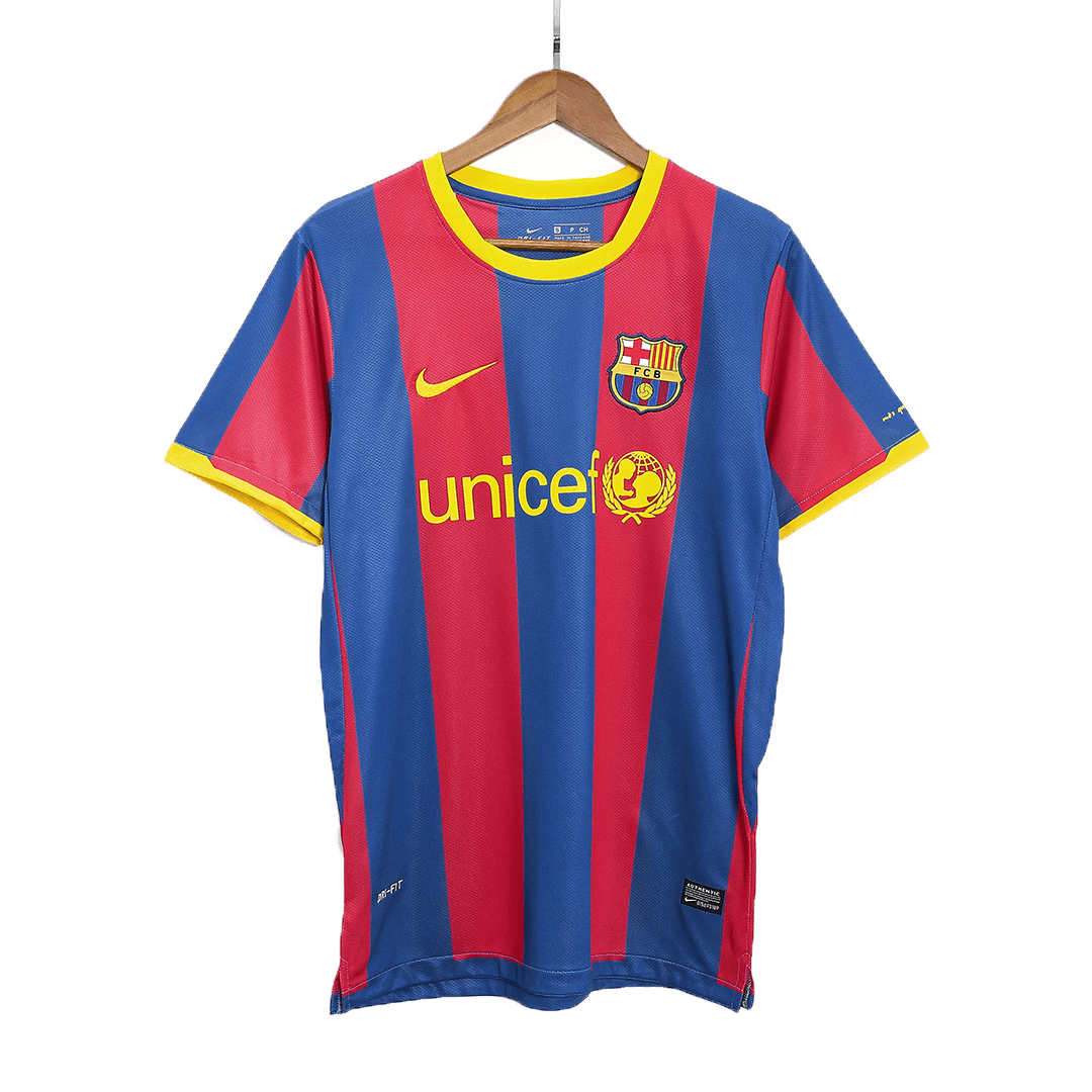 XAVI #6 Barcelona Hemmatröja 2010/11 Retro Tröja
 Röd & Blå-9