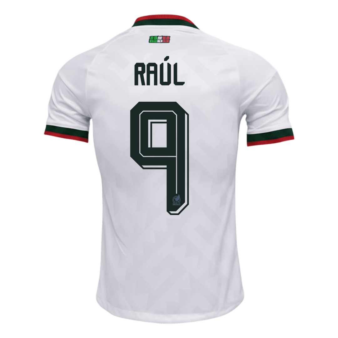 Mexiko Tröja RAÚL #9 2026 Borta Autentisk Vit-10