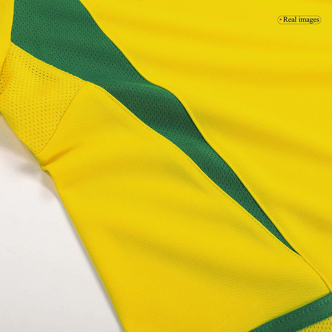 CAFU #2 Brasilien Hemmatröja 2002/03 Retro Tröja
 Gul-3