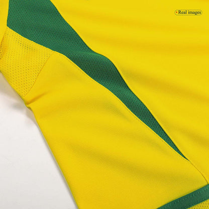 Brasilien Hemmatröja 2002/03 Retro Tröja
 Gul-3