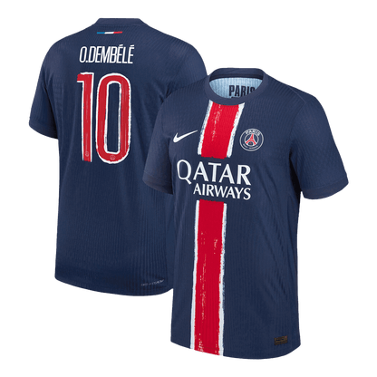 PSG Tröja O.DEMBÉLÉ #10 2024/25 Hemma Mörkblå - UCL