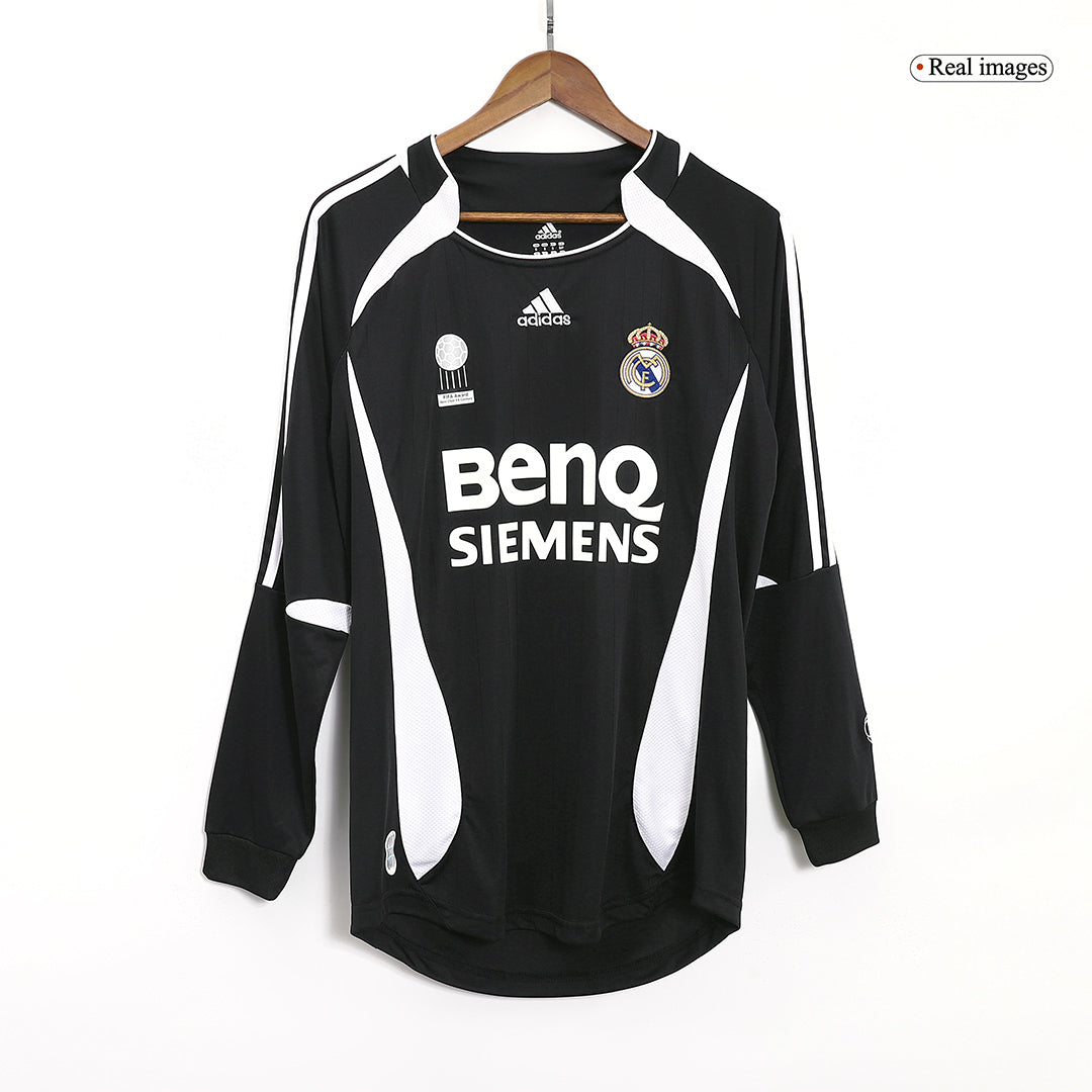 Real Madrid Bortatröja 2006/07 Retro Tröja
 Svart