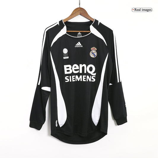 Real Madrid Bortatröja 2006/07 Retro Tröja
 Svart