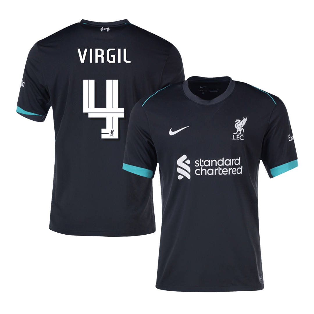 Liverpool Tröja VIRGIL #4 2024/25 Borta - UCL