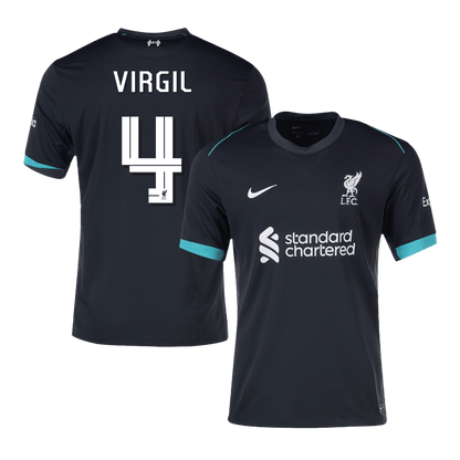 Liverpool Tröja VIRGIL #4 2024/25 Borta - UCL