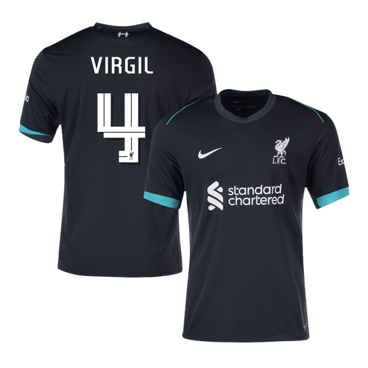 Liverpool Tröja VIRGIL #4 2024/25 Borta - UCL