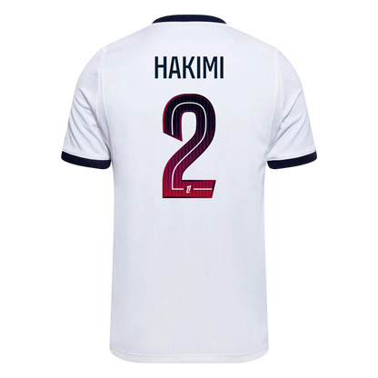 PSG Tröja HAKIMI #2 2026/27 Borta Vit-3