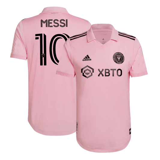 Inter Miami CF Tröja MESSI #10 2022 Hemma Rosa